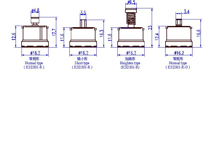 KSD301SIZE KSD301SIZE